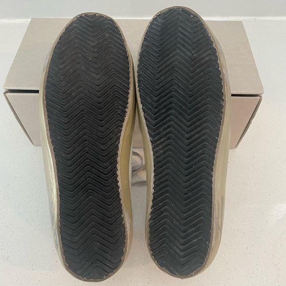 Golden Goose Super-Star Classic With Spur Women’s size 10. White/Black/Gold/Ice - Picture 4 of 5